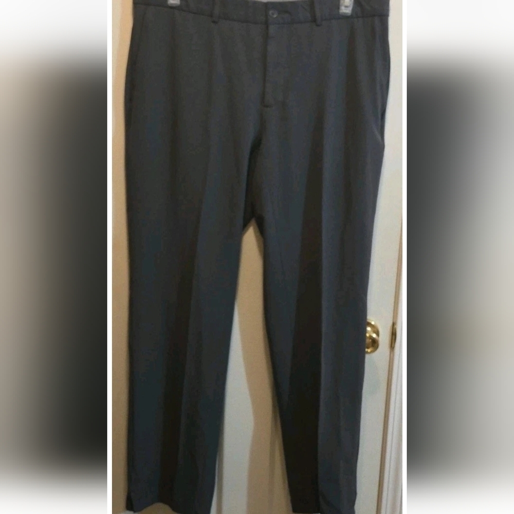 Nike Dri-FIT Pants Mens 36x32 Gray Slim Fit Golf Trousers